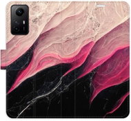 iSaprio flip pouzdro BlackPink Marble pro Xiaomi Redmi Note 12S - Phone Cover