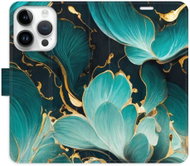 iSaprio flip pouzdro Blue Flowers 02 pro iPhone 15 Pro - Phone Cover
