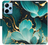 iSaprio flip case Blue Flowers 02 for Xiaomi Redmi Note 12 Pro+ 5G - Phone Cover