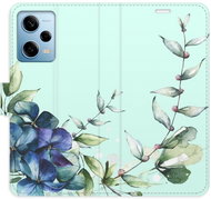 iSaprio flip case Blue Flowers for Xiaomi Redmi Note 12 Pro 5G / Poco X5 Pro 5G - Phone Cover