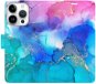 iSaprio flip pouzdro BluePink Paint pro iPhone 15 Pro - Phone Cover
