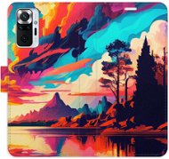 iSaprio flip puzdro Colorful Mountains 02 pre Xiaomi Redmi Note 10 Pro - Kryt na mobil