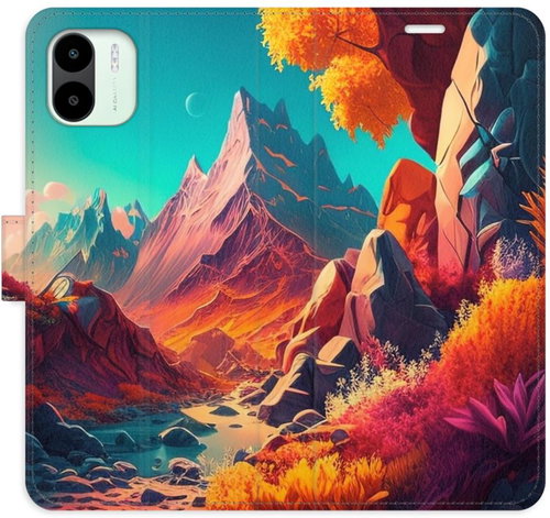 iSaprio flip pouzdro Colorful Mountains pro Xiaomi Redmi A1 / A2 - Phone Cover - Main image