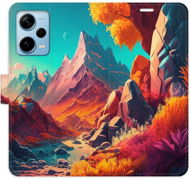 iSaprio flip puzdro Colorful Mountains pre Xiaomi Redmi Note 12 Pro+ 5G - Kryt na mobil
