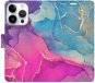 iSaprio flip pouzdro Colour Marble 02 pro iPhone 15 Pro - Phone Cover