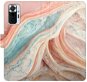 iSaprio flip puzdro Colour Marble pre Xiaomi Redmi Note 10 Pro - Kryt na mobil