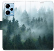 iSaprio flip case Dark Forest for Xiaomi Redmi Note 12 Pro+ 5G - Phone Cover