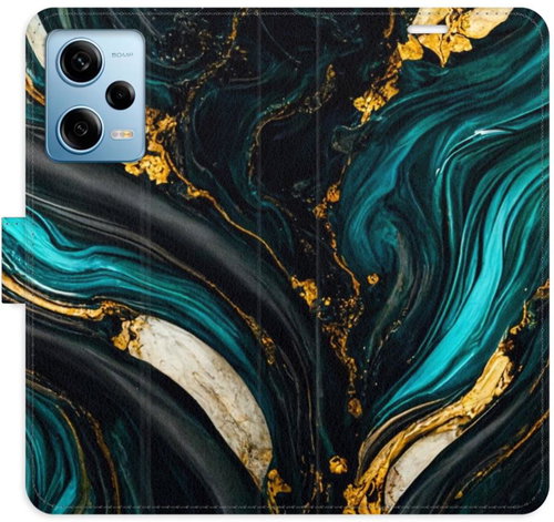 iSaprio flip pouzdro Dark Paint pro Xiaomi Redmi Note 12 Pro 5G / Poco X5 Pro 5G - Phone Cover - Main image