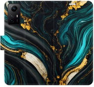 iSaprio flip pouzdro Dark Paint pro Xiaomi Redmi Note 12S - Phone Cover