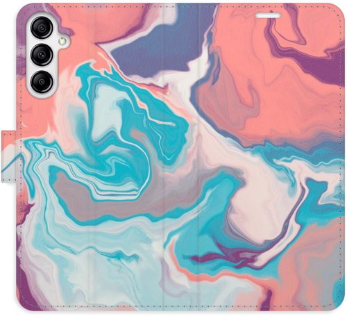 iSaprio flip pouzdro Abstract Paint 06 pro Samsung Galaxy A14 / A14 5G - Phone Cover - Main image