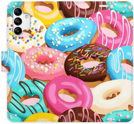 iSaprio flip pouzdro Donuts Pattern 02 pro Samsung Galaxy A04s - Phone Cover