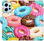 Kryt na mobil iSaprio flip puzdro Donuts Pattern 02 pre Xiaomi Redmi Note 12 5G - Kryt na mobil
