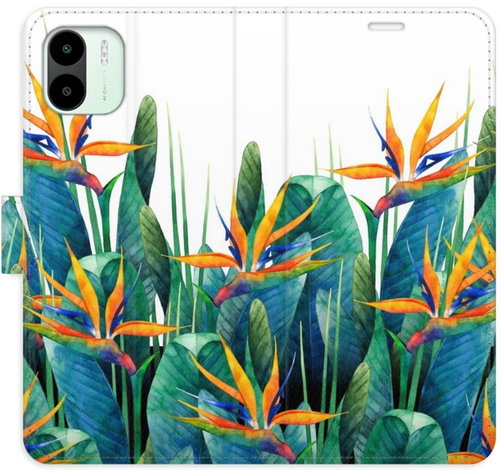 iSaprio flip pouzdro Exotic Flowers 02 pro Xiaomi Redmi A1 / A2 - Phone Cover - Main image