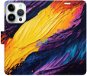 iSaprio flip pouzdro Fire Paint pro iPhone 15 Pro - Phone Cover
