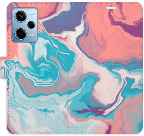 iSaprio flip pouzdro Abstract Paint 06 pro Xiaomi Redmi Note 12 Pro 5G / Poco X5 Pro 5G - Phone Cover - Main image