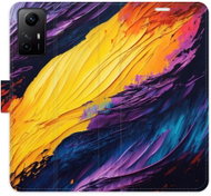 iSaprio flip pouzdro Fire Paint pro Xiaomi Redmi Note 12S - Phone Cover