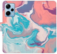 iSaprio flip pouzdro Abstract Paint 06 pro Xiaomi Redmi Note 12 Pro+ 5G - Phone Cover