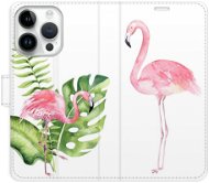 iSaprio flip pouzdro Flamingos pro iPhone 15 Pro - Phone Cover