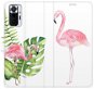 iSaprio flip pouzdro Flamingos pro Xiaomi Redmi Note 10 Pro - Phone Cover