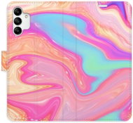 iSaprio flip pouzdro Abstract Paint 07 pro Samsung Galaxy A04s - Phone Cover