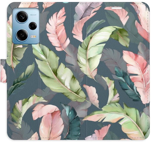 iSaprio flip pouzdro Flower Pattern 09 pro Xiaomi Redmi Note 12 Pro 5G / Poco X5 Pro 5G - Phone Cover - Main image