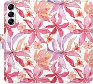 iSaprio flip pouzdro Flower Pattern 10 pro Samsung Galaxy A14 / A14 5G - Phone Cover
