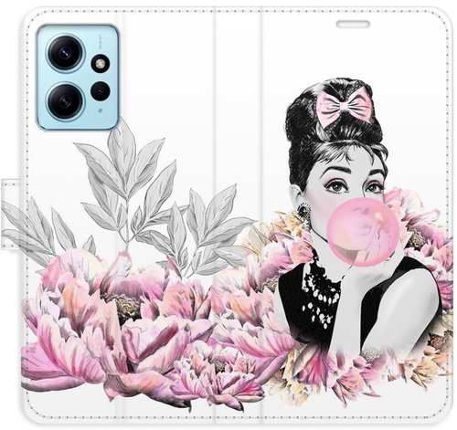 iSaprio flip pouzdro Girl with bubble pro Xiaomi Redmi Note 12 5G - Phone Cover - Main image