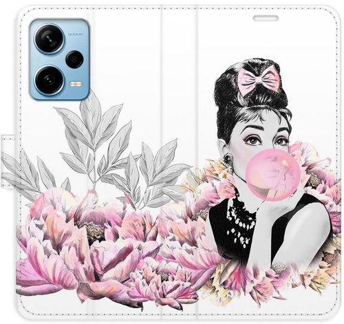 iSaprio flip pouzdro Girl with bubble pro Xiaomi Redmi Note 12 Pro+ 5G - Phone Cover - Main image