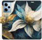 Phone Cover iSaprio flip pouzdro Gold Flowers pro Xiaomi Redmi Note 12 Pro 5G / Poco X5 Pro 5G - Kryt na mobil