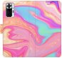 iSaprio flip pouzdro Abstract Paint 07 pro Xiaomi Redmi Note 10 Pro - Phone Cover