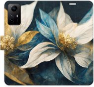 iSaprio flip pouzdro Gold Flowers pro Xiaomi Redmi Note 12S - Phone Cover
