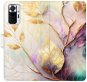 iSaprio flip pouzdro Gold Leaves 02 pro Xiaomi Redmi Note 10 Pro - Phone Cover