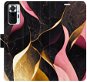 iSaprio flip pouzdro Gold Pink Marble 02 pro Xiaomi Redmi Note 10 Pro - Phone Cover