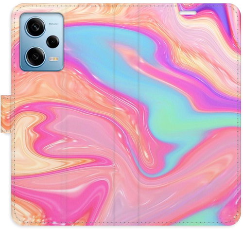 iSaprio flip pouzdro Abstract Paint 07 pro Xiaomi Redmi Note 12 Pro 5G / Poco X5 Pro 5G - Phone Cover - Main image
