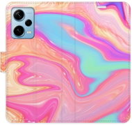 iSaprio flip pouzdro Abstract Paint 07 pro Xiaomi Redmi Note 12 Pro+ 5G - Phone Cover