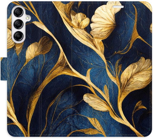 iSaprio flip pouzdro GoldBlue pro Samsung Galaxy A14 / A14 5G - Phone Cover - Main image
