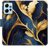 Phone Cover iSaprio flip pouzdro GoldBlue pro Xiaomi Redmi Note 12 5G - Kryt na mobil