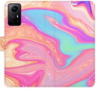 iSaprio flip pouzdro Abstract Paint 07 pro Xiaomi Redmi Note 12S - Phone Cover