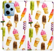 iSaprio flip pouzdro Ice Cream Pattern pro Xiaomi Redmi Note 12 Pro 5G / Poco X5 Pro 5G - Phone Cover