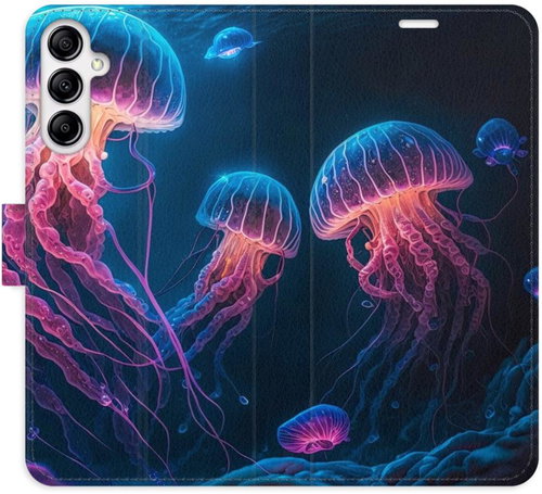 iSaprio flip pouzdro Jellyfish pro Samsung Galaxy A14 / A14 5G - Phone Cover - Main image