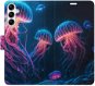 iSaprio flip puzdro Jellyfish pre Samsung Galaxy A14/A14 5G - Kryt na mobil