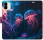 Kryt na mobil iSaprio flip puzdro Jellyfish pre Xiaomi Redmi A1/A2 - Kryt na mobil
