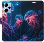 iSaprio flip pouzdro Jellyfish pro Xiaomi Redmi Note 12 Pro+ 5G - Phone Cover