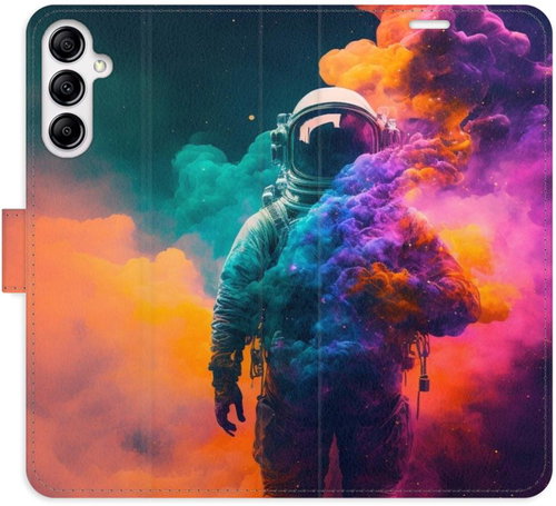 iSaprio flip pouzdro Astronaut in Colours 02 pro Samsung Galaxy A14 / A14 5G - Phone Cover - Main image