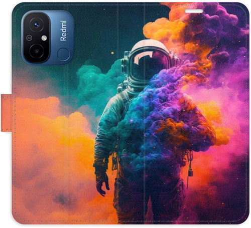 iSaprio flip pouzdro Astronaut in Colours 02 pro Xiaomi Redmi 12C - Phone Cover - Main image