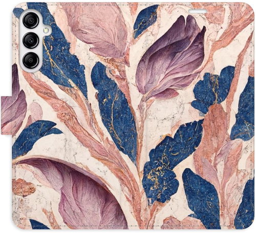 iSaprio flip pouzdro Old Leaves 02 pro Samsung Galaxy A14 / A14 5G - Phone Cover - Main image