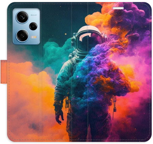 iSaprio flip pouzdro Astronaut in Colours 02 pro Xiaomi Redmi Note 12 Pro 5G / Poco X5 Pro 5G - Phone Cover - Main image