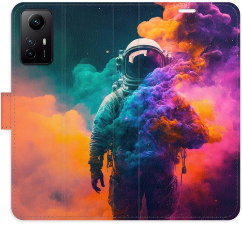 iSaprio flip pouzdro Astronaut in Colours 02 pro Xiaomi Redmi Note 12S - Phone Cover - Main image