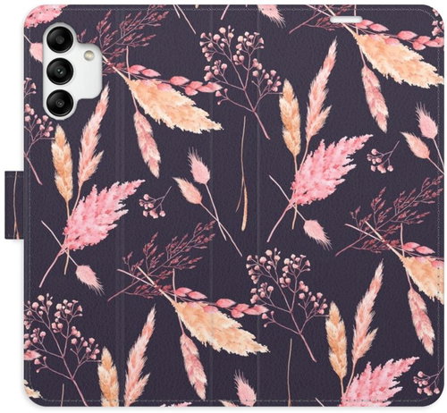 iSaprio flip pouzdro Ornamental Flowers 02 pro Samsung Galaxy A04s - Phone Cover - Main image