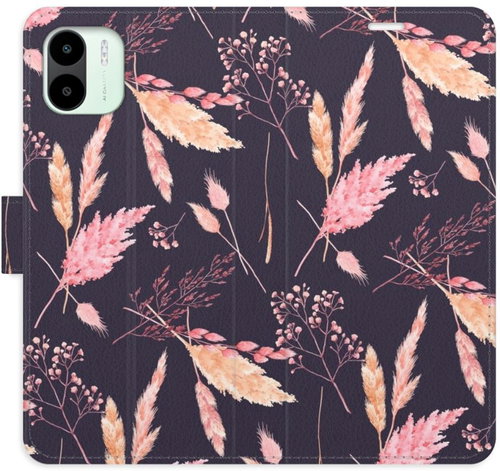 iSaprio flip pouzdro Ornamental Flowers 02 pro Xiaomi Redmi A1 / A2 - Phone Cover - Main image